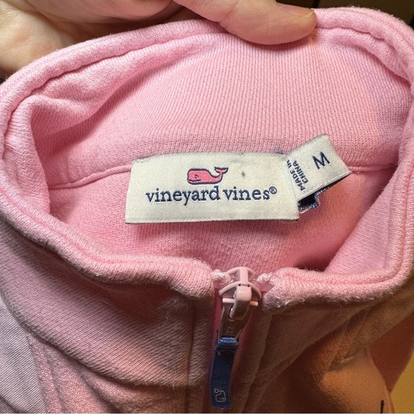 VINEYARD VINES - QUARTER-ZIP PULLOVER SHEP SHIRT 💯% Cotton Women’s sizeMedium - Picture 7 of 12